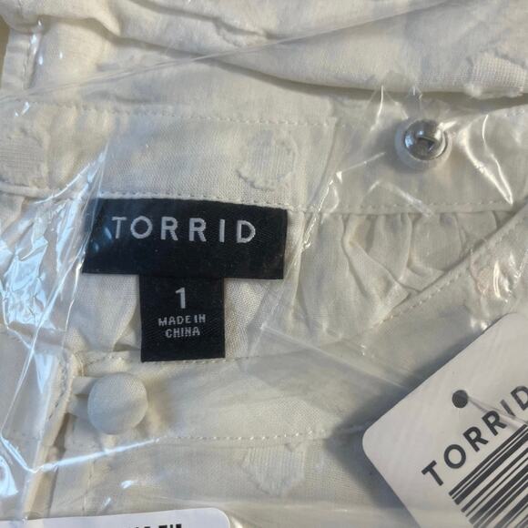 Torrid NWT 5 Piece Bundle Size 1X Ruana Wrap, Jumpsuit, 2 LS Tops, Maxi Dress - Picture 12 of 14